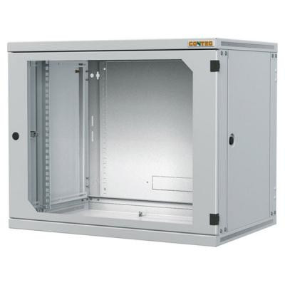 Шкаф настенный Conteg 9U 600x600 removable side panels RAL7035 (RUN-09-60/60) Винница - изображение 1