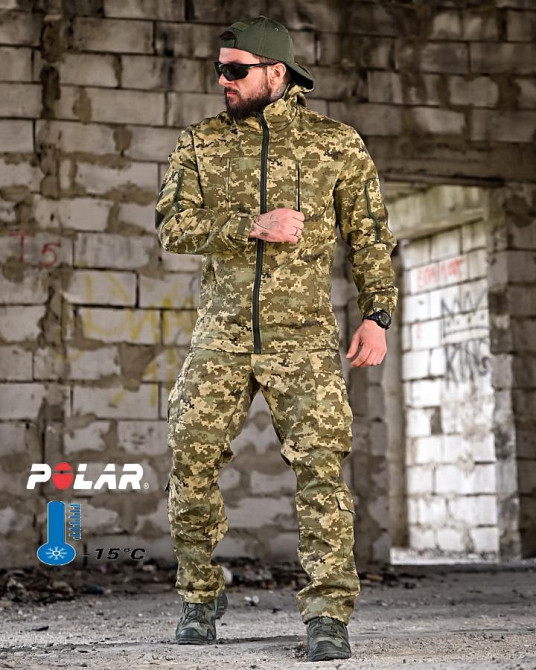 Тактичний костюм гірка retouch на флісі піксель ВТ7681 Одеса - фото 11