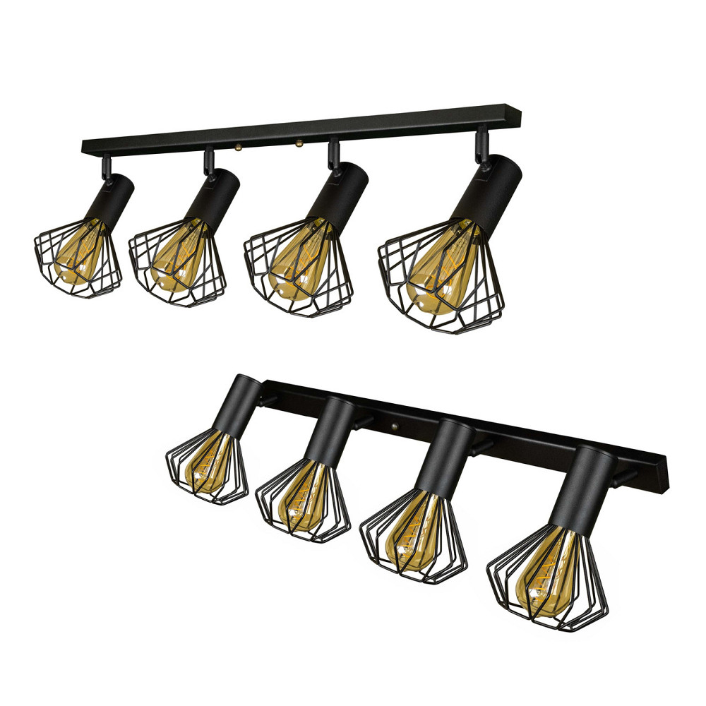 Светильник на планке с поворотними плафонами 4-Е27 Diadem NL 2215-4 Киев - изображение 1