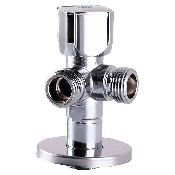 Кран кульовий кутовий подвійний ARCO 1/2″х 1/2″х1/2″ A80TWIN CQ4105 Луцк