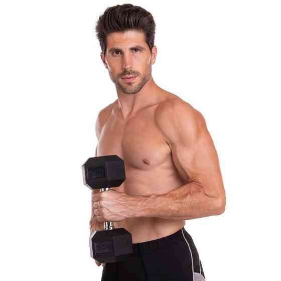 Гантель 12.5 кг цільна шестигранна SP-Planeta-8013-12_5 Київ