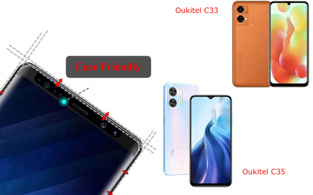 Захисне скло HyperGlass Pro для Oukitel C33, Oukitel C35 – максимальна чутливість та захист Київ - фото 4