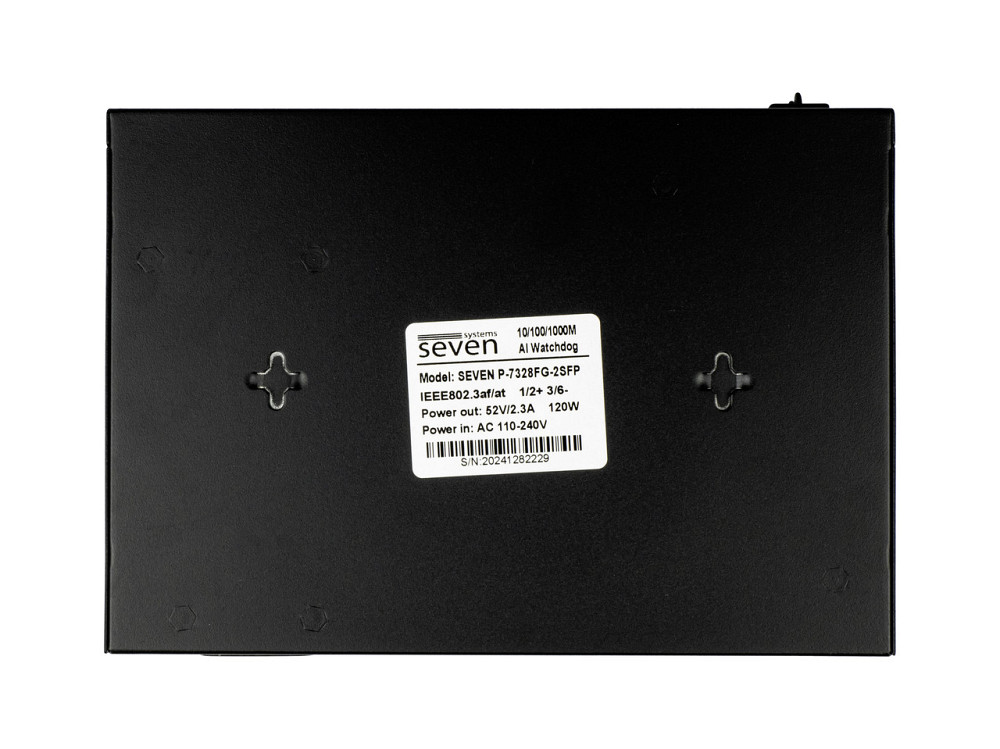 Гигабитный PoE коммутатор 8 портов SEVEN P-7328FG-2SFP Киев - изображение 3