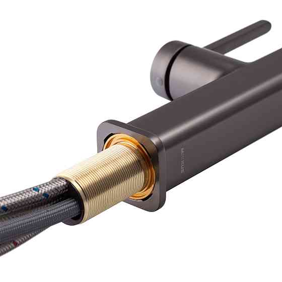 Кухонный смеситель с выдвижным изливом Mixxus Premium HAMMER 014 GRAPHITE (MI6955) Харьков