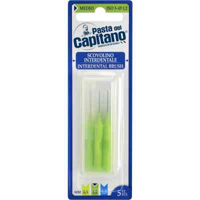 Щітки для міжзубних проміжків Pasta del Capitano Interdental Brush Medium 1.2 мм 5 шт. (8002140033919) Вінниця