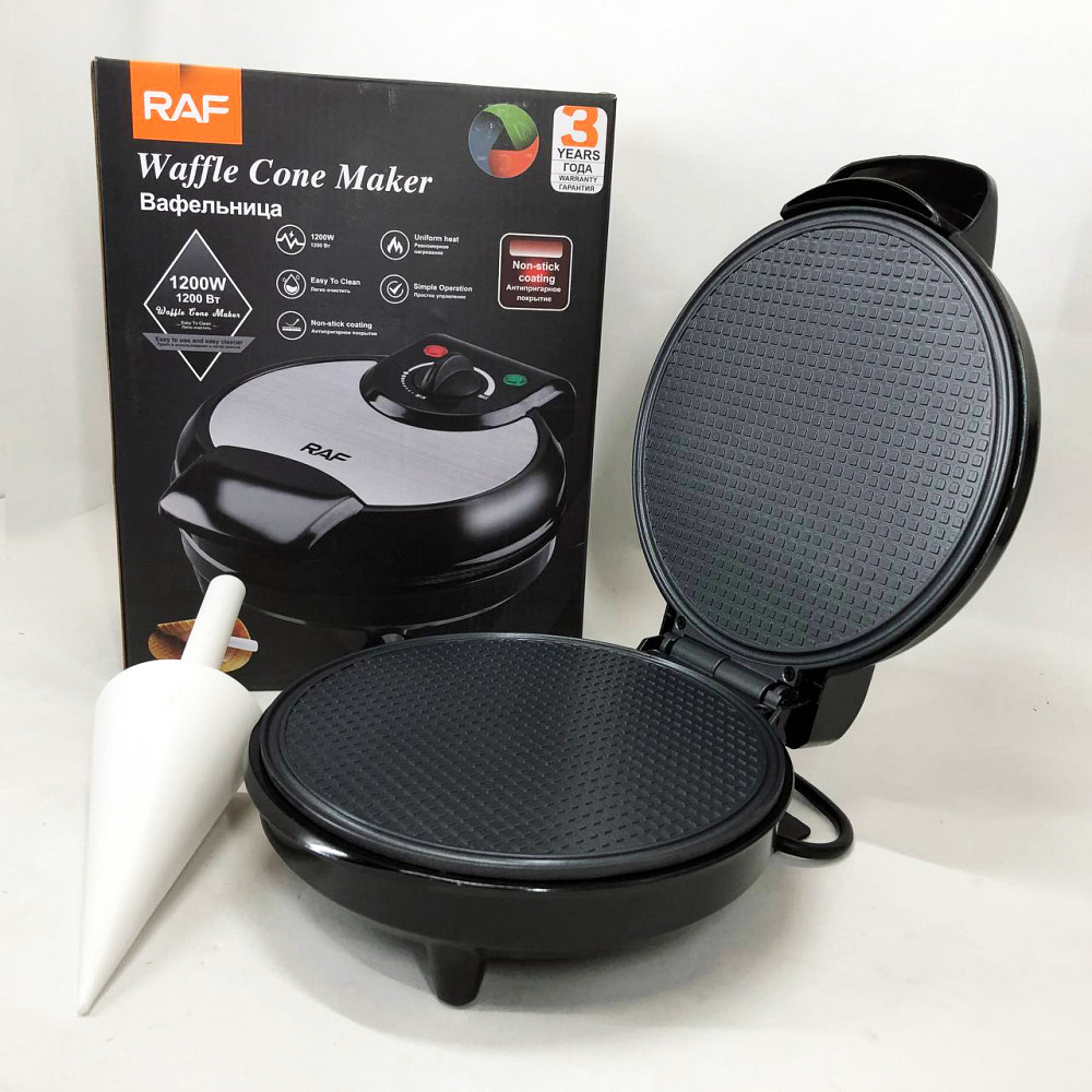 Вафельница для приготовления вафель в домашних условиях RAF, Вафельница бутербродница бытовая DL-65 Львов - изображение 2