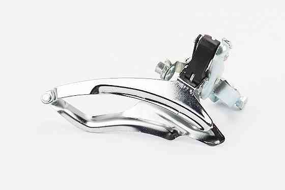 Перемикач ланцюга передній з верхньою тягою, кріпл. 28,6мм, під зірку 42Т, хром Київ