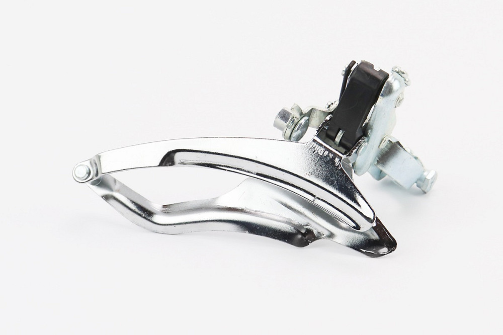 Перемикач ланцюга передній з верхньою тягою, кріпл. 28,6мм, під зірку 42Т, хром Київ - фото 1