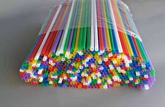 Трубочка для напоїв "Фрешка" d6,8 25см мікс (500 шт) Харків