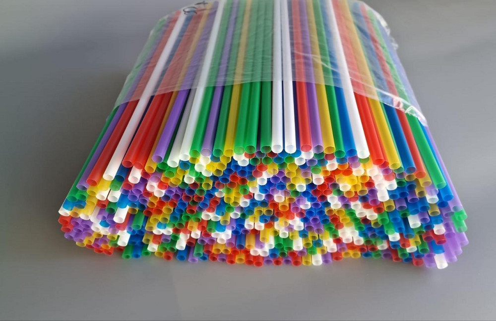 Трубочка для напоїв "Фрешка" d6,8 25см мікс (500 шт) Харків - фото 2