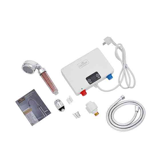 Проточний водонагрівач для душу Kroner KRM Volt - CW200WMDS з дисплеєм Київ