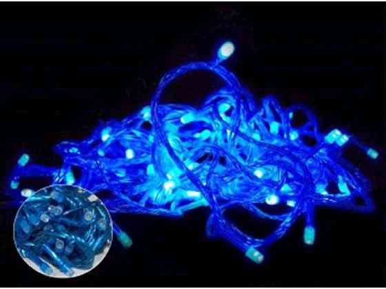 Гірлянда 100LED однотонна, синій 6м. 1183-02 ТМ КИТАЙ Київ