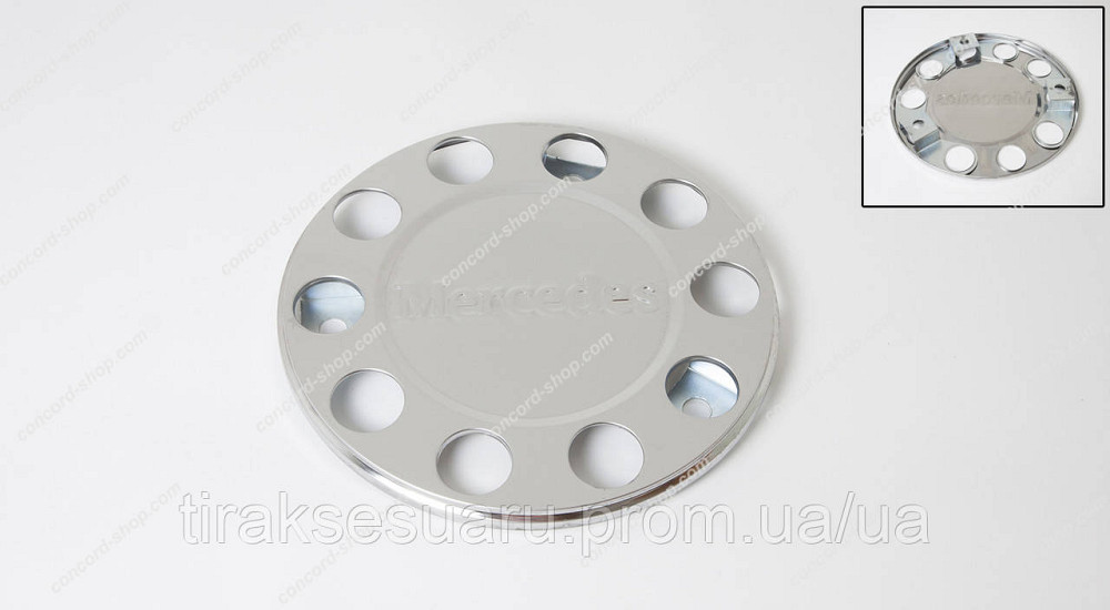 Колпак колеса MERCEDES передний 22.5 корона. хром Колпак колеса MERCEDES передний 22.5 (хром) Луцк - изображение 1