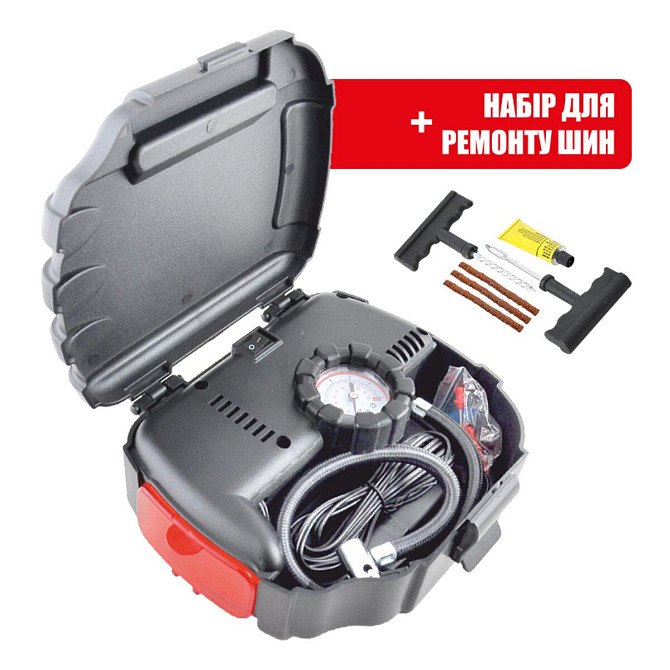 Компресор автомобільний Storm Compact Power 12В, 7 Атм, 12 л/хв., 80 Вт, довж. шланга 0,51м Київ - фото 1