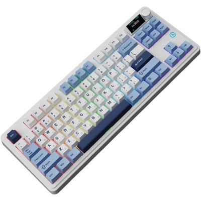 Клавіатура Ajazz AK870 PLUS Murad Switch RGB Wireless/Bluetooth/USB White (AK870-MU-BWD) Вінниця - фото 8