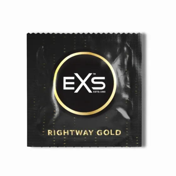 Презервативи - EXS Rightway Gold Condoms, 12 шт. Sex Aura Київ