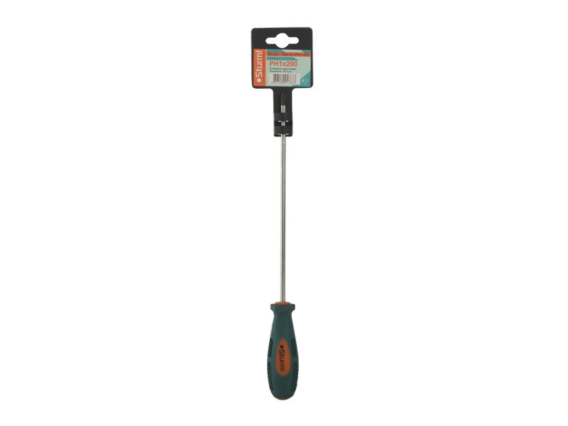 Отвертка крестовая Sturm PH1x200мм 1040-01-PH1-200 (читать описание) Ровно - изображение 1