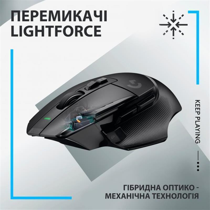Миша бездротова Logitech G502 X Lightspeed Black (910-006180) Чорний Харків - фото 2
