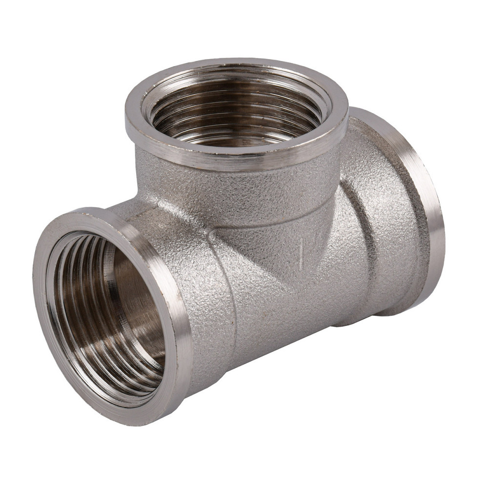 Тройник 1″ВВВ никелированный NT551S OPTIMUM (000030813) Киев - изображение 1