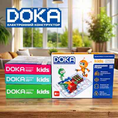 Конструктор DOKA электронный Собираем радио (D70703) Винница
