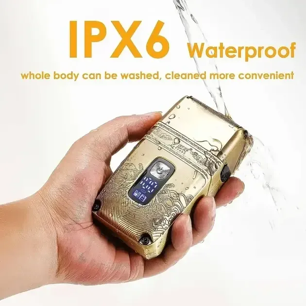 Набір для стрижки та гоління VGR V-649 2 в 1, триммер та електробритва з акумулятором USB Одеса - фото 3