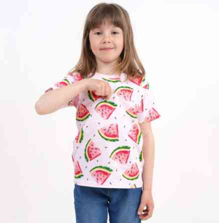Футболка детская для девочки Арбуз 104 см разноцветный Киев