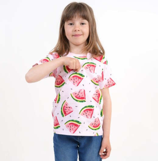 Футболка детская для девочки Арбуз 104 см разноцветный Киев - изображение 1