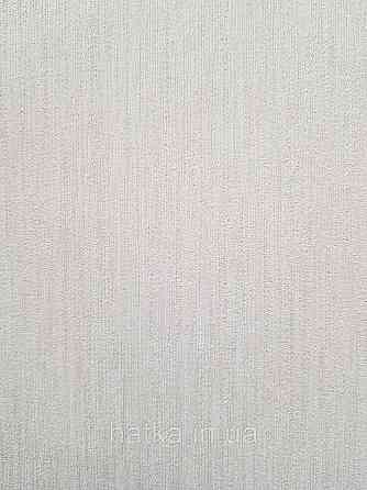 Обои виниловые на флизелине Rasch Ornament 1.06х10 однотонные тонкая полоса молочные с зеленым  973204 Киев