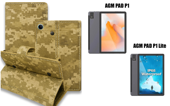Книга-трансформер для планшета Agm Pad P1, Agm Pad P1 Lite, цвет Black Pixel Киев