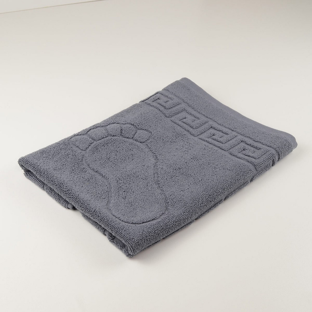 Махровое полотенце для ног GM Textile 50х70см 600г/м2 (Серый) Сумы - изображение 1