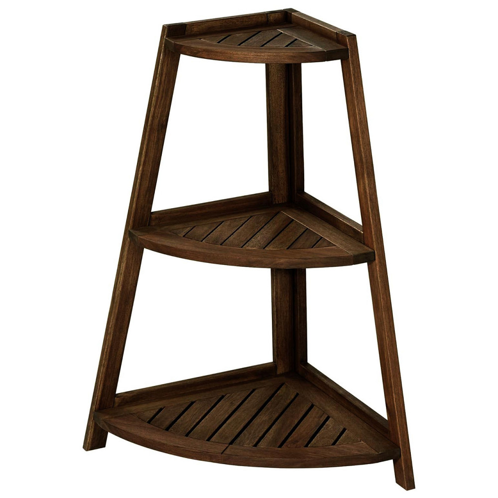 Стеллаж угловой для ванной 