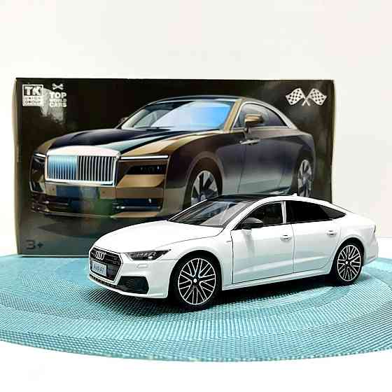 Машинка Audi А7 Авто Експерт металопластик 1:24 звук світло інерція Біла (1904-17) Чернігів