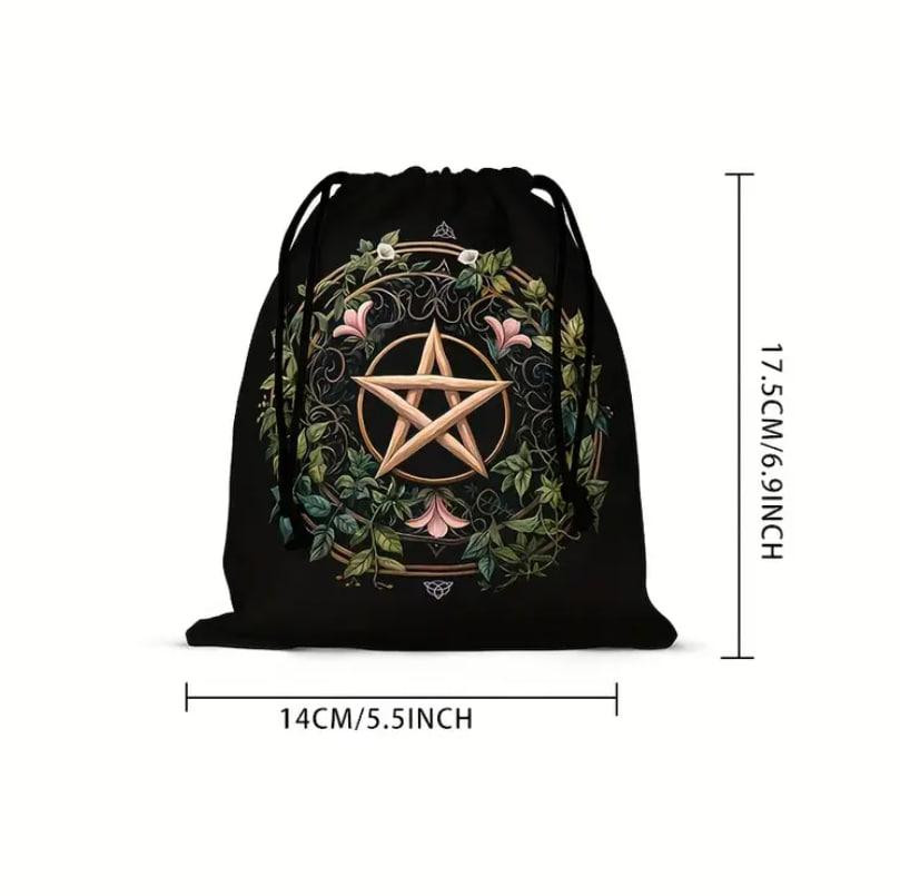 Мешочек из велюра для карт Таро или рун 