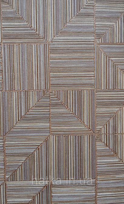 Шпалери вінілові на флізеліні AdaWall Omega1.06х10 геометрія 3д фігури смуги структурні коричневі 23209-6 Київ - фото 1