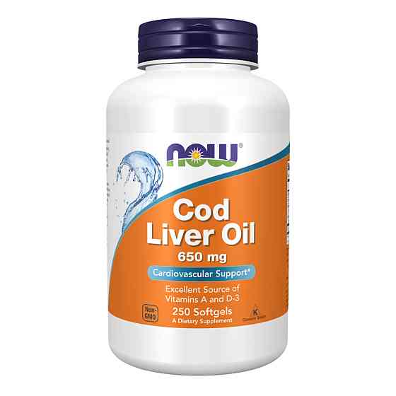 Cod Liver Oil 650mg - 250 sgels Луцк