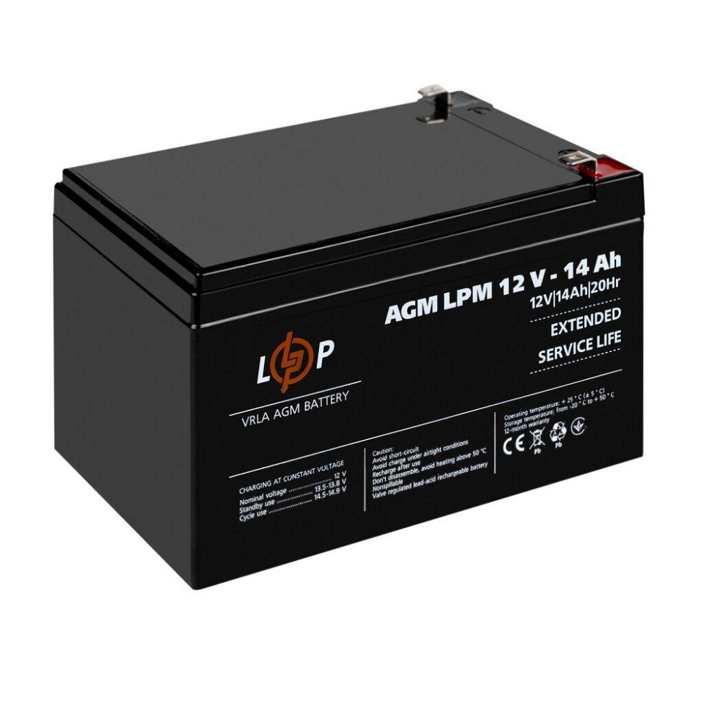 Аккумулятор AGM LPM 12V - 14 Ah Киев - изображение 4