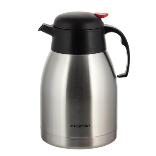 Термос "конференція" 1500мл з пластик.кришкою нержавіюча сталь Конференція KAMILLE 2216 Житомир - фото 1