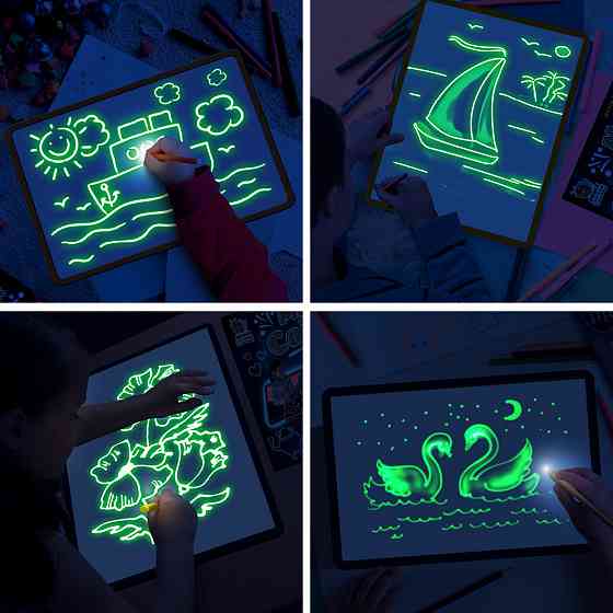 Набор для творчества Малюнок світлом  А3 (42*30). Двухсторонний планшет для рисования ТМ Люмик Киев