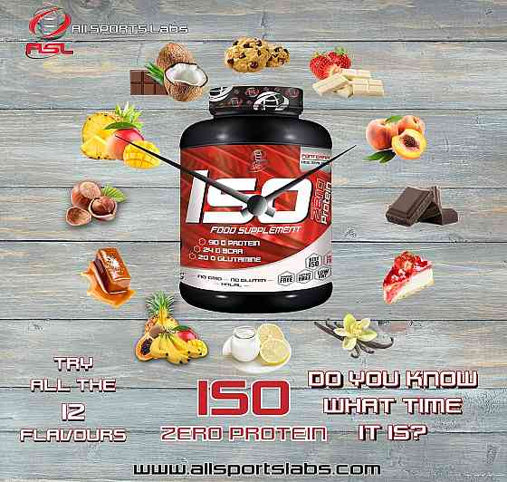 Iso Zero Protein 2 kg (Pineapple-Mango) (90 % isolate, zero lactose, zero sugars, aspartame free) Луцьк