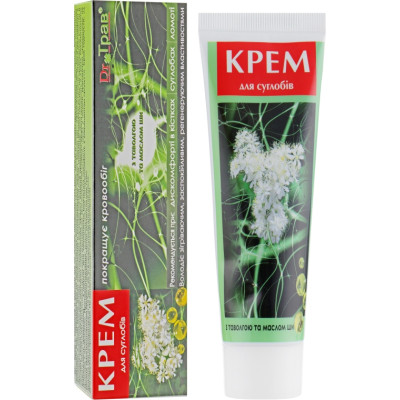 Крем для тела Dr.Трав Для суставов с экстрактом таволги и маслом Ши 75 г (4820096780503) Винница - изображение 2