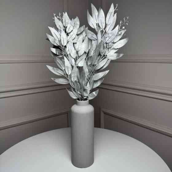 Рускус букет штучний, В-55 см 5шт/уп. Колір: срібний ZI-81 Львів