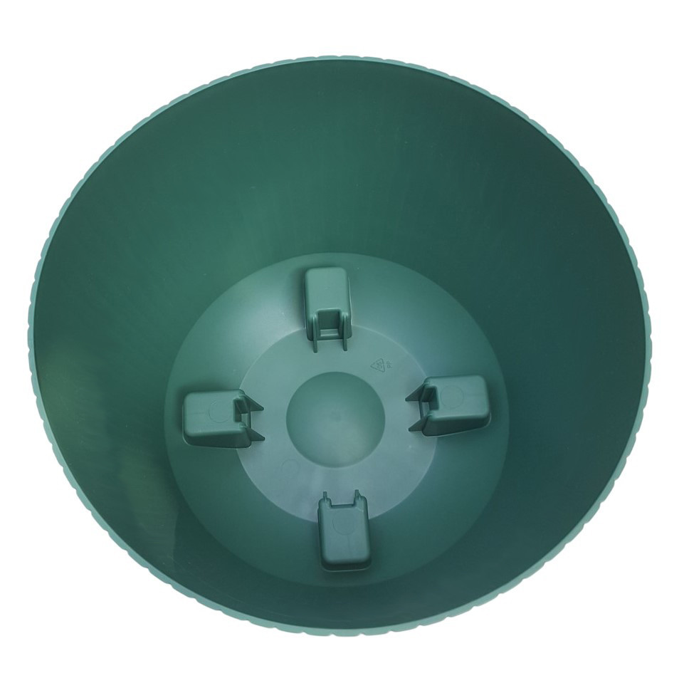 Горшок для растений PROSPERPLAST LAMIA DLAL240-2411U, зеленый Киев - изображение 5