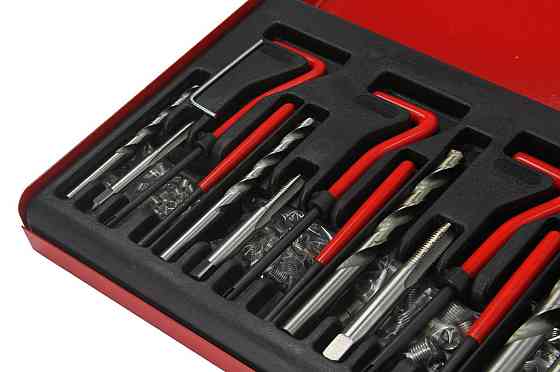 Набір інструментів для ремонту та відновлення різьби 131 елемент M5–M12 Mar-Pol (M55882) Нововолинськ