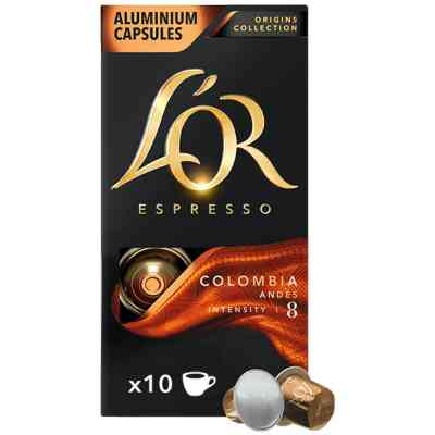 Кофе L'OR Espresso Colombia совместимы с Nespresso 100% Арабика в капсулах 10 шт (8711000360613) Винница
