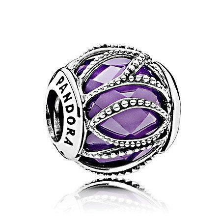 Срібна намистина Пандора  "Фіолетовое мурано" 791968ACZ MasterSem Київ - фото 1