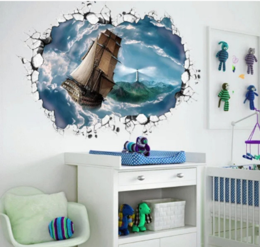 Наклейка интерьерная 3 D Корабль Киев - изображение 1