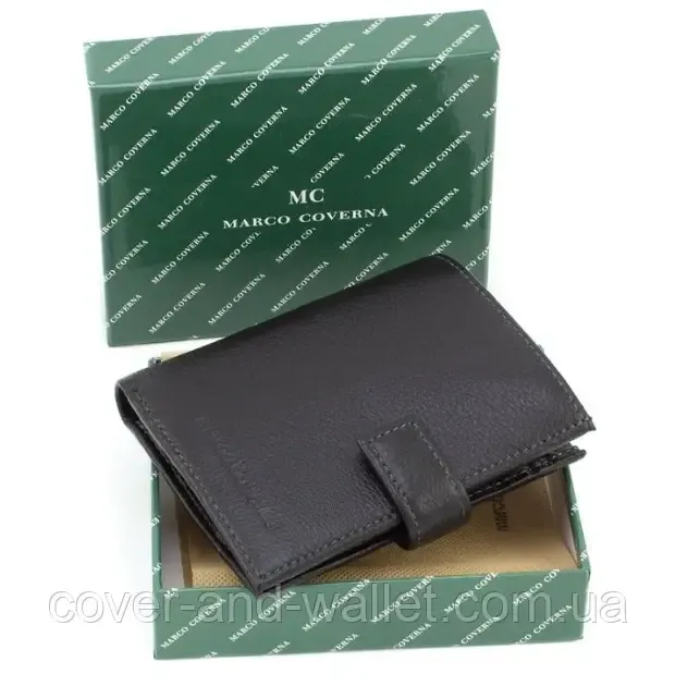 Вертикальный мужской кошелек среднего размера с мягкой кожи Marco Coverna 190415-MC Киев - изображение 10