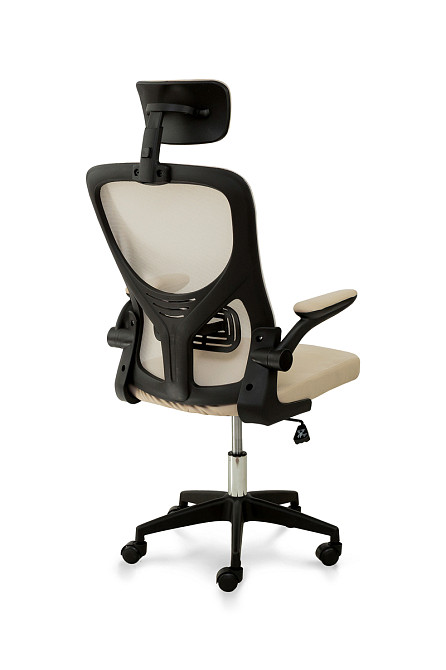 Стілець офісний Тонус, бежевий/чорний Киев - изображение 3