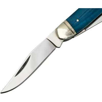 Нож Cold Steel Gentleman's Stockman Blue Bone (CS-FL-GSTKM-B) Винница - изображение 6
