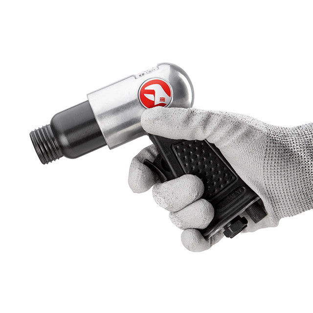 Зубило пневматичне, 4 Дж, до 6 атм, 4500 уд/хв, 150 л/хв, набір насадок 150 мм: 4 од. INTERTOOL PT-1302 Київ - фото 16